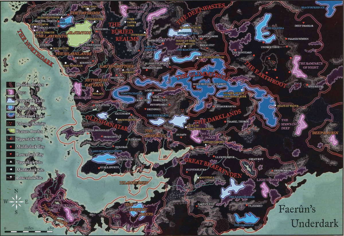 Map of Underdark Undermap